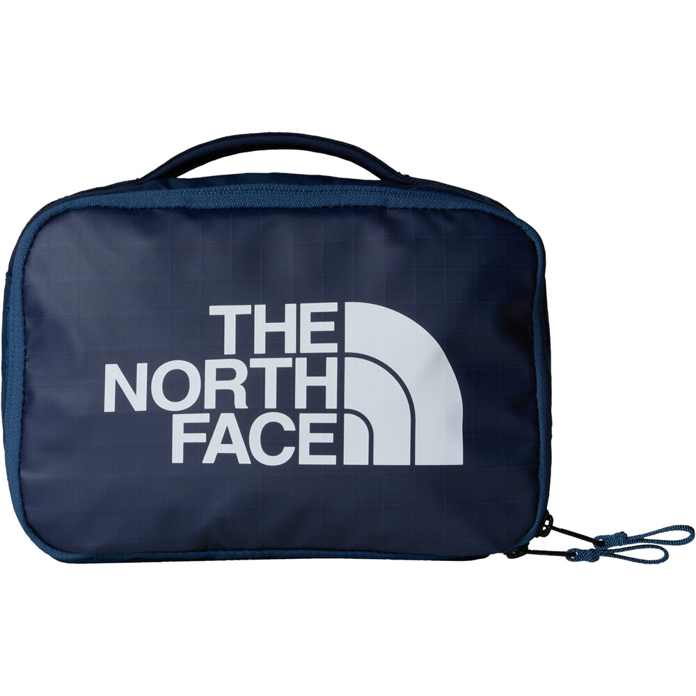 The North Face mochila montaña BASE CAMP VOYAGER TOILETRY KIT AZUL vista frontal