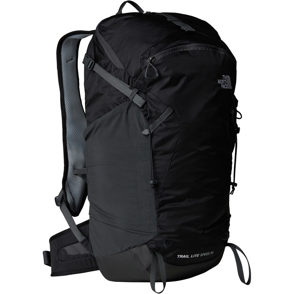 The North Face mochila montaña TRAIL LITE SPEED 30 NEGRO vista frontal