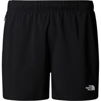 The North Face pantalón corto montaña hombre 24/7 NEGRO vista frontal