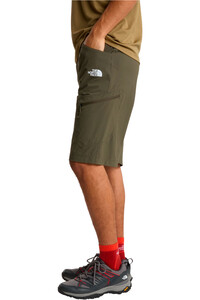 The North Face pantalón corto montaña hombre EXPLORATION VERDE vista detalle
