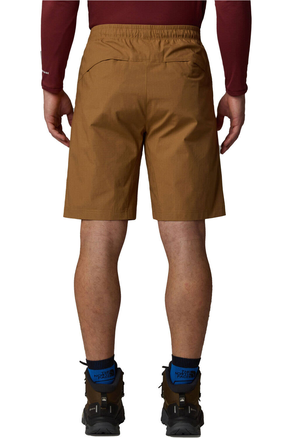 The North Face pantalón corto montaña hombre LIMESTONE MARRON vista trasera