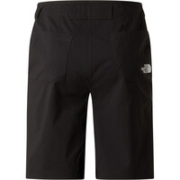 The North Face pantalón corto montaña mujer EXPLORATION NEGRO vista trasera