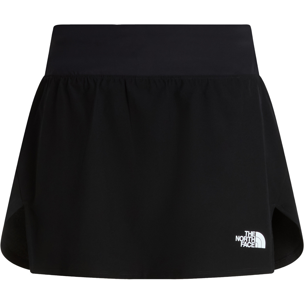 The North Face pantalón corto montaña mujer FLEX NEGRO vista detalle