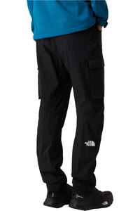 The North Face pantalón montaña hombre EXPLORATION CARGOS MARRON vista trasera