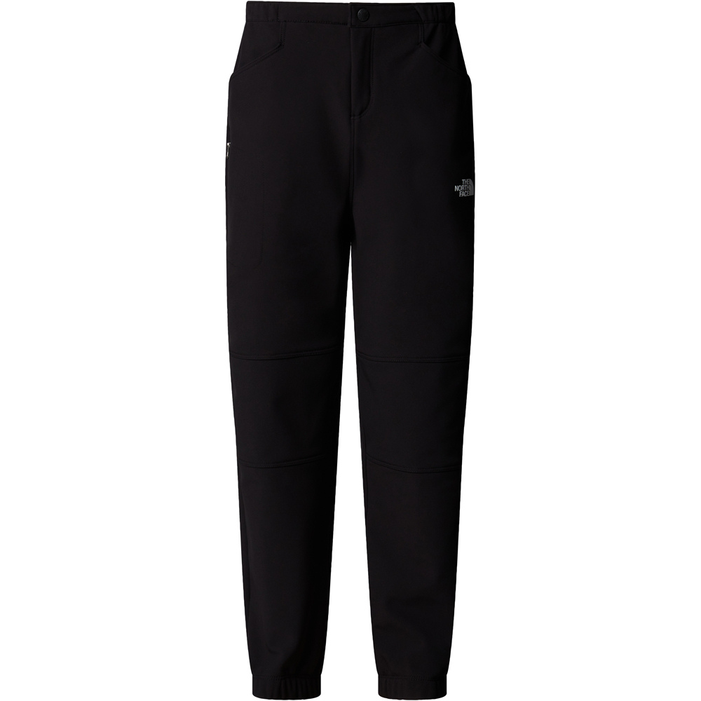 The North Face pantalón montaña niño TEEN THERMAL DARTS NEGRO vista detalle
