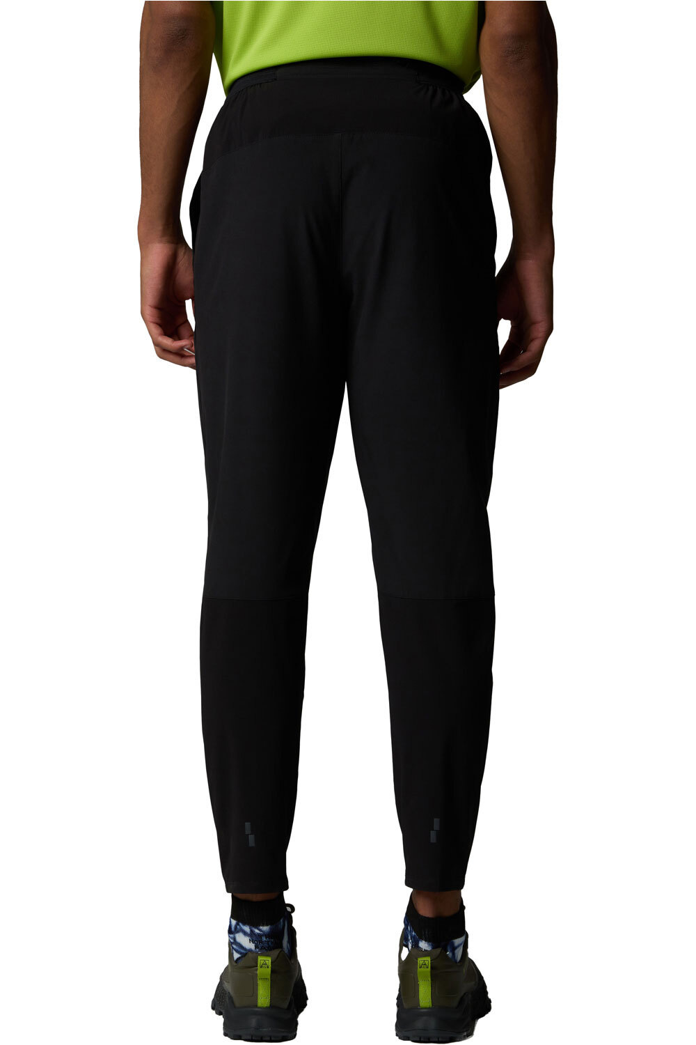 The North Face pantalón running hombre SUNRISER NEGRO vista trasera