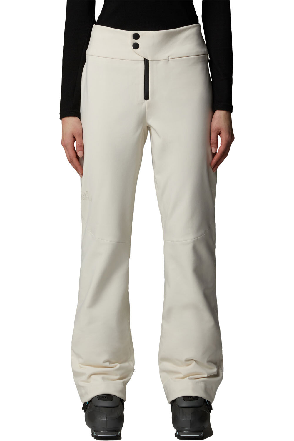 The North Face pantalones esquí mujer W SNOGA PANT BLANCO vista frontal