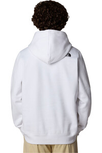 The North Face sudadera hombre DREW PEAK BLANCO vista trasera
