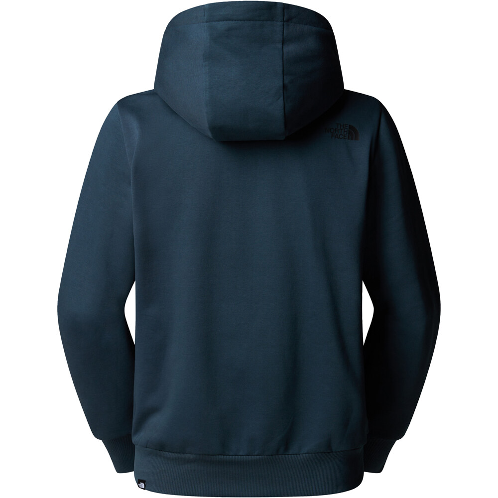 The North Face sudadera hombre FINE AZUL 03