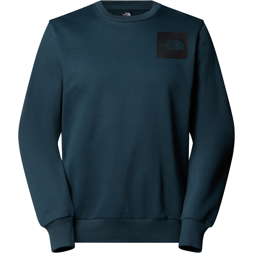 The North Face sudadera hombre FINE AZUL vista detalle