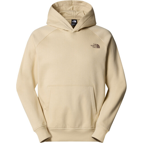 The North Face sudadera hombre RAGLAN BOX MARRON