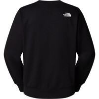 The North Face sudadera hombre SIMPLE DOME NEGRO vista trasera