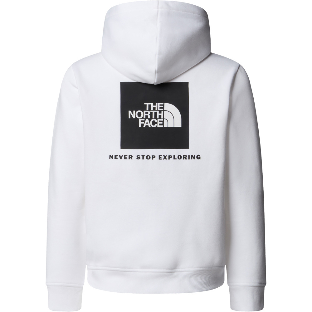 The North Face sudadera niño BOX NSE REGULAR BLANCO 03
