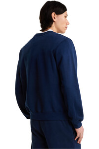 The North Face Sudaderas Montaña Hombre M TNF ESSENTIAL DREW PEAK REGULAR CREW AZUL vista trasera