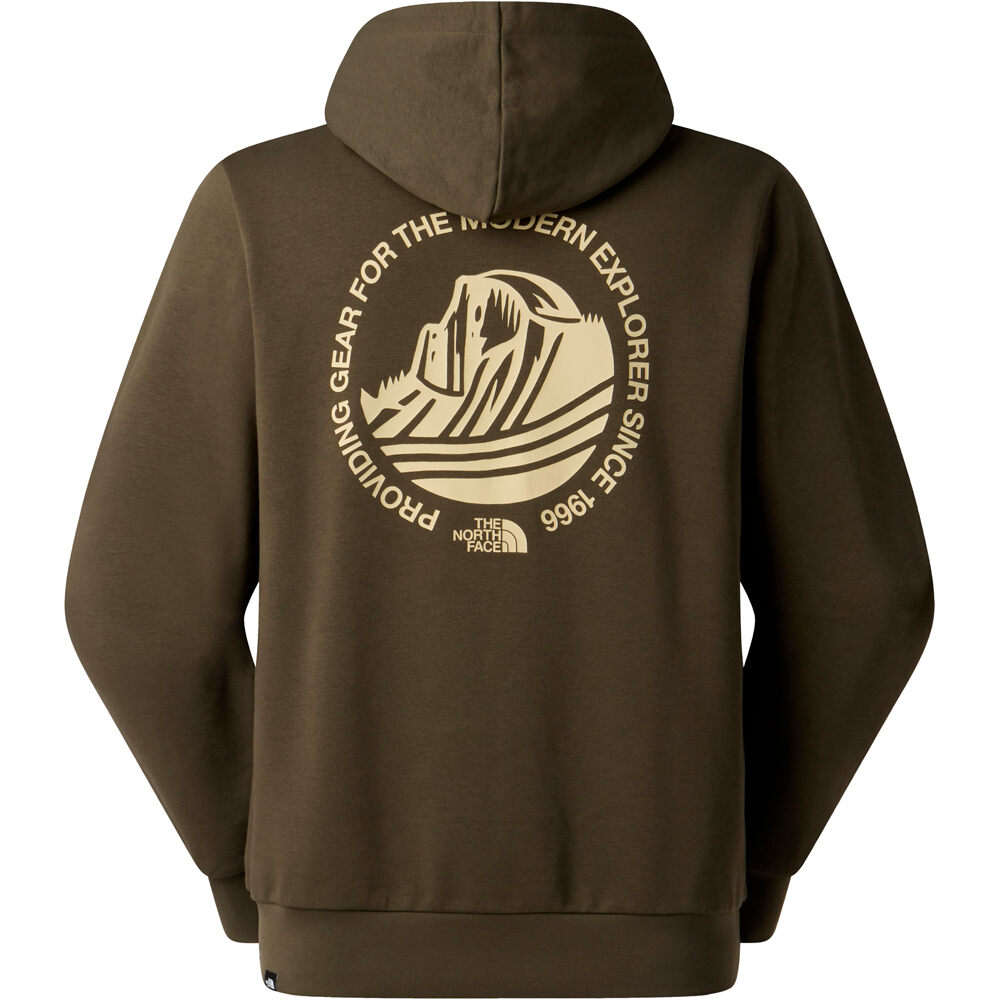 The North Face Sudaderas Montaña Hombre MONTE REGULAR MARRON 03