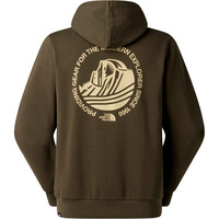 The North Face Sudaderas Montaña Hombre MONTE REGULAR MARRON 03