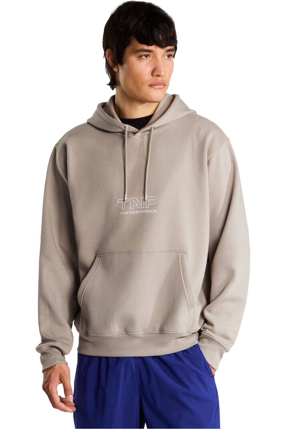 The North Face Sudaderas Montaña Hombre U ZUMU 2.0 RELAXED HOODIE GRIS vista frontal