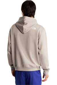 The North Face Sudaderas Montaña Hombre U ZUMU 2.0 RELAXED HOODIE GRIS vista trasera
