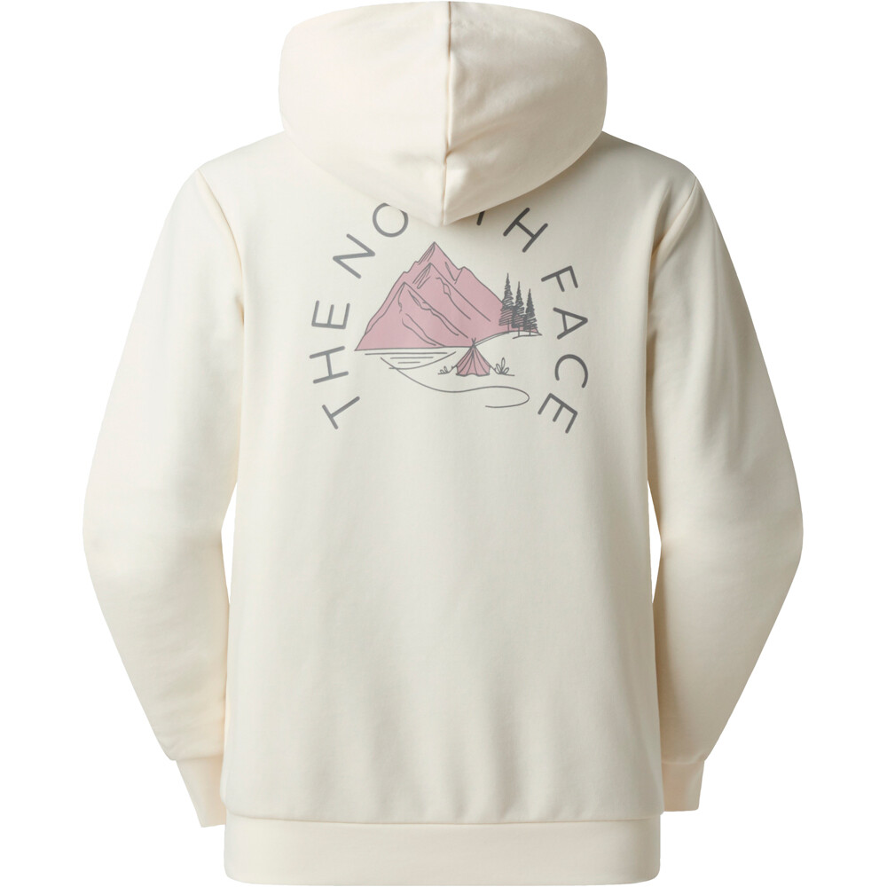 The North Face Sudaderas Montaña Mujer MONTE REGULAR BLANCO 04
