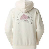 The North Face Sudaderas Montaña Mujer MONTE REGULAR BLANCO 04