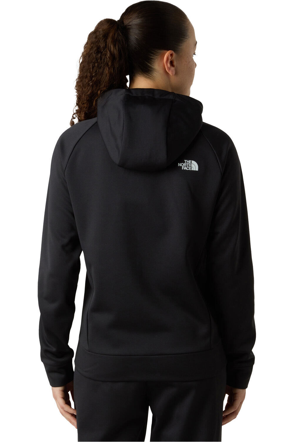 The North Face Sudaderas Montaña Mujer REAXION 2.0 NEGRO vista trasera