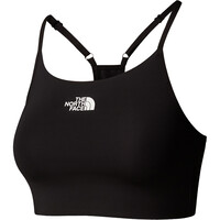 The North Face sujetador deportivo FLEX MARRON vista detalle