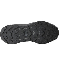 The North Face zapatilla trekking hombre FASTPACK WATERPROOF GRIS vista trasera