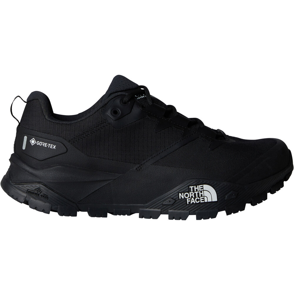 The North Face zapatilla trekking hombre OFFTRAIL GORE-TEX NEGRO lateral exterior