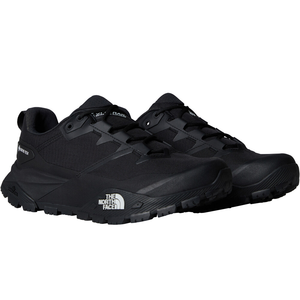 The North Face zapatilla trekking hombre OFFTRAIL GORE-TEX NEGRO vista superior