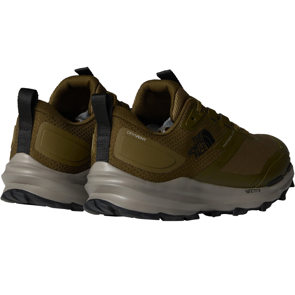 The North Face zapatilla trekking hombre VECTIV FASTPACK LITE WATERPROOF MARRON puntera