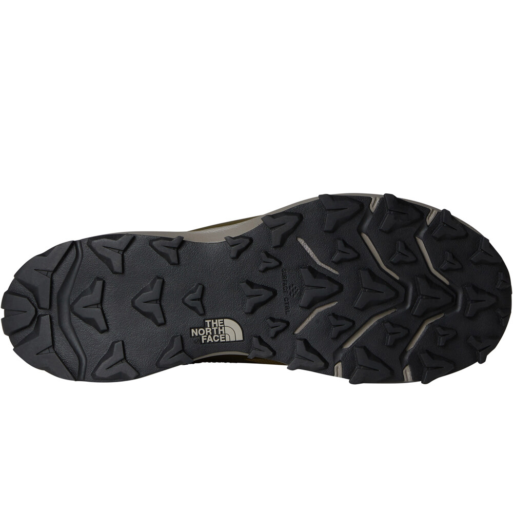 The North Face zapatilla trekking hombre VECTIV FASTPACK LITE WATERPROOF MARRON vista trasera