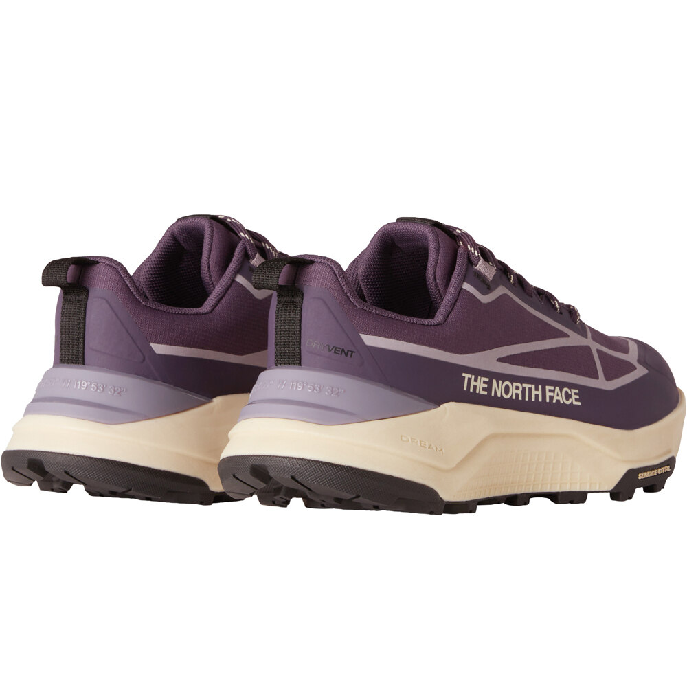The North Face zapatilla trekking mujer FASTPACK WATERPROOF MORADO puntera