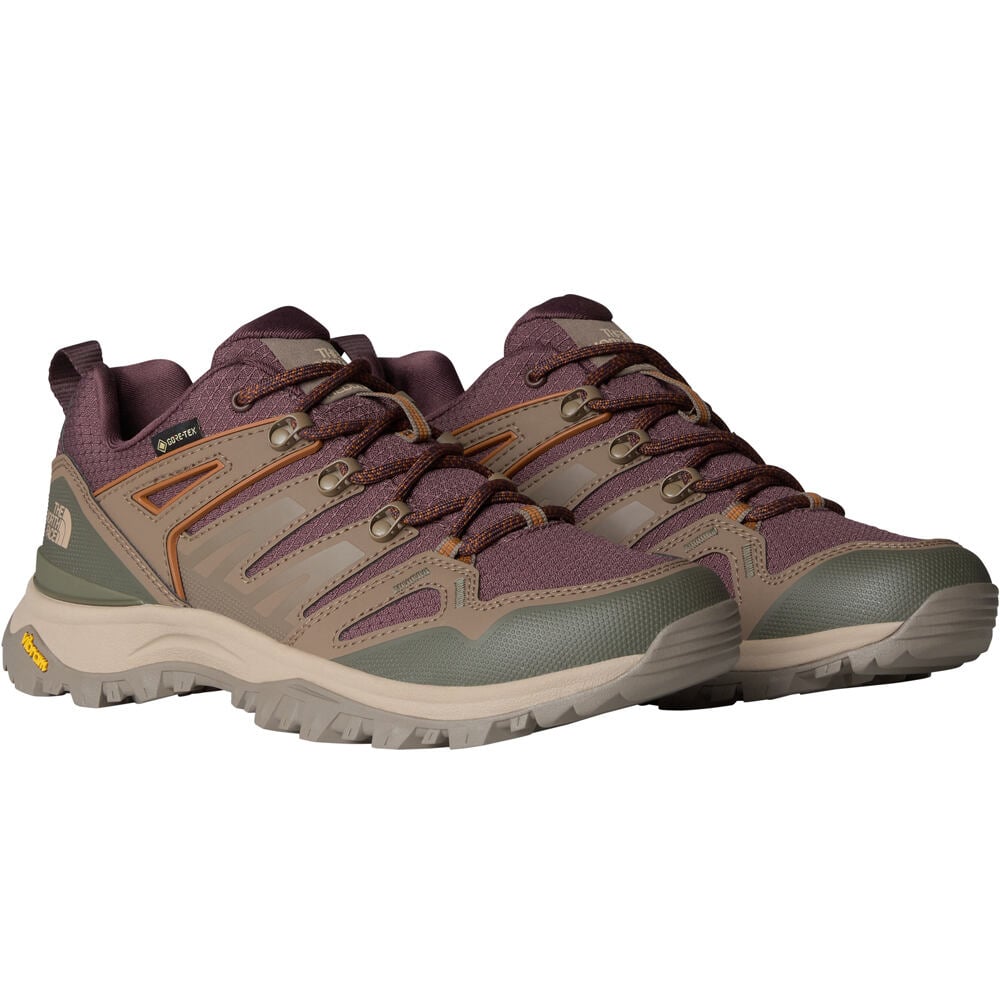 The North Face zapatilla trekking mujer HEDGEHOG GORE-TEX MARRON lateral interior