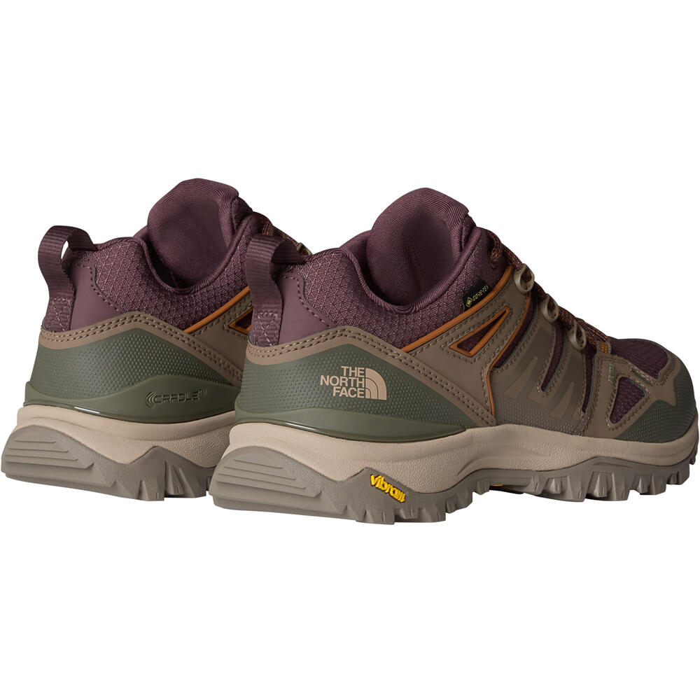The North Face zapatilla trekking mujer HEDGEHOG GORE-TEX MARRON puntera