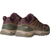 The North Face zapatilla trekking mujer HEDGEHOG GORE-TEX MARRON puntera