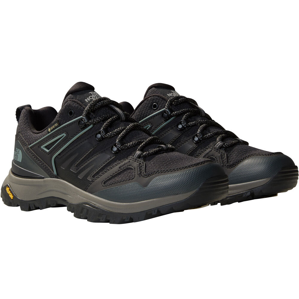 The North Face zapatilla trekking mujer HEDGEHOG GORE-TEX NEGRO lateral interior