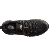The North Face zapatilla trekking mujer HEDGEHOG GORE-TEX NEGRO vista superior