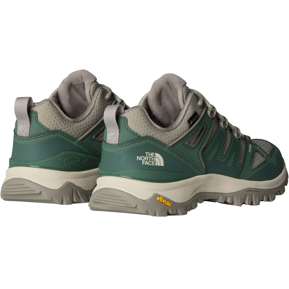The North Face zapatilla trekking mujer HEDGEHOG GORE-TEX VERDE puntera