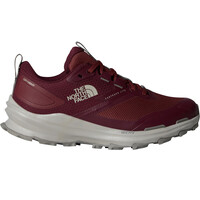 The North Face zapatilla trekking mujer VECTIV FASTPACK LITE WATERPROOF MARRON lateral exterior