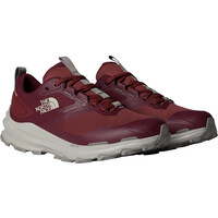 The North Face zapatilla trekking mujer VECTIV FASTPACK LITE WATERPROOF MARRON vista superior