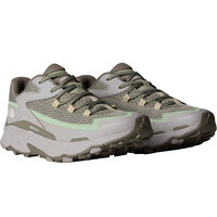 The North Face zapatilla trekking mujer VECTIV TARAVAL GRIS lateral interior