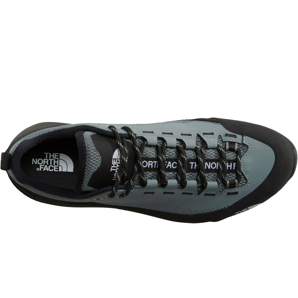 The North Face zapatilla trekking mujer VERTO ALPINE GORE-TEX VERDE vista superior