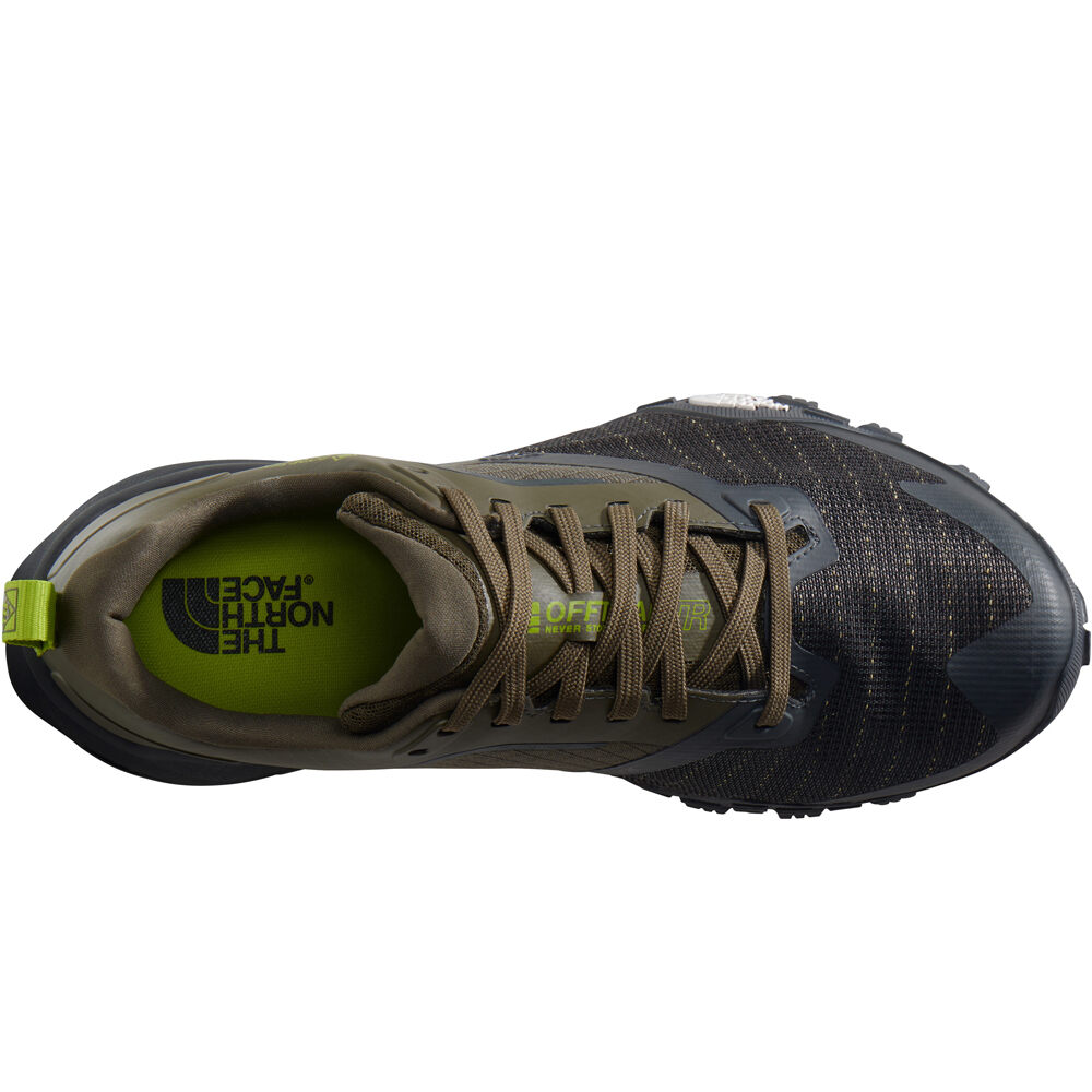 The North Face zapatillas trail hombre OFFTRAIL TR GORE-TEX VERDE vista superior