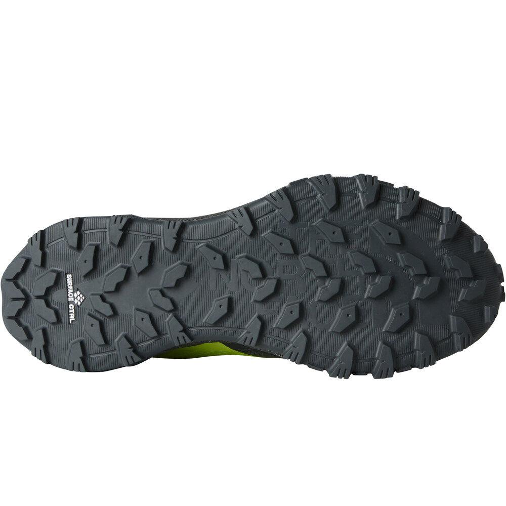 The North Face zapatillas trail hombre OFFTRAIL TR GORE-TEX VERDE vista trasera