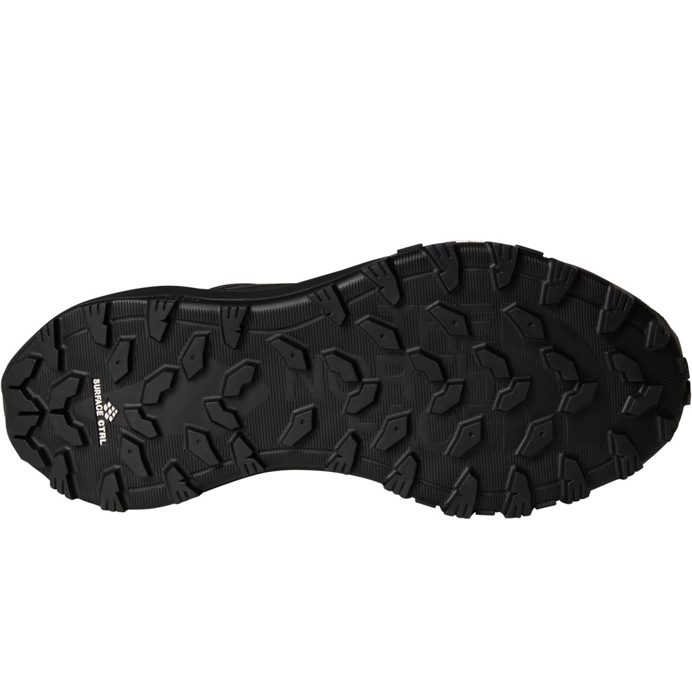 The North Face zapatillas trail hombre OFFTRAIL VERSA NEGRO vista trasera