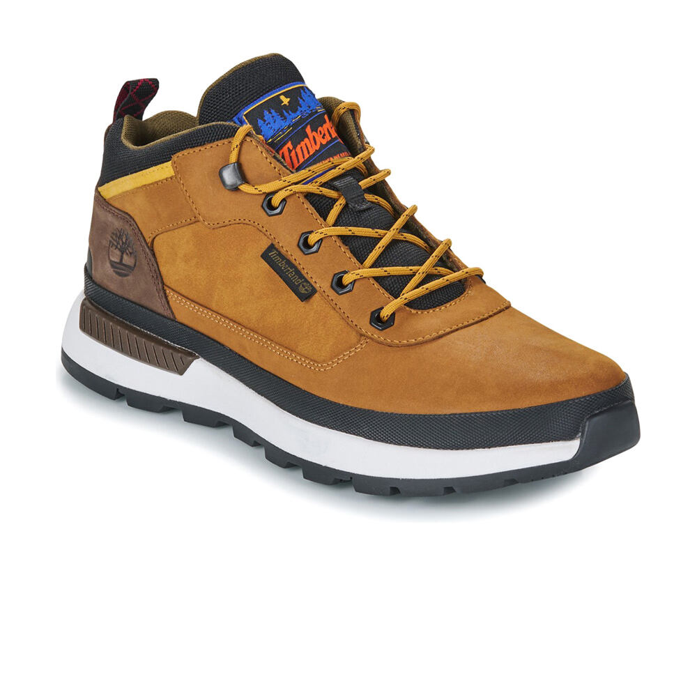 Timberland zapatilla moda hombre FIELD TREKKER AMARILLO lateral interior