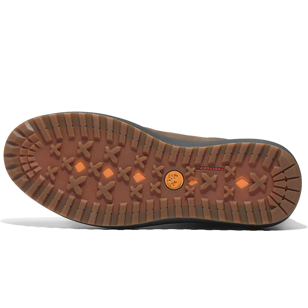 Timberland zapatilla moda hombre HUDSON ROAD MID GORE-TEX MARRON vista superior