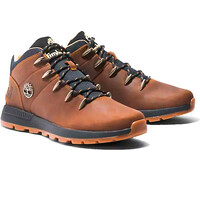 Timberland zapatilla moda hombre SPRINT TREKKER MID LACE UP MARRON lateral interior