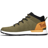 Timberland zapatilla moda hombre SPRINT TREKKER MID VERDE puntera