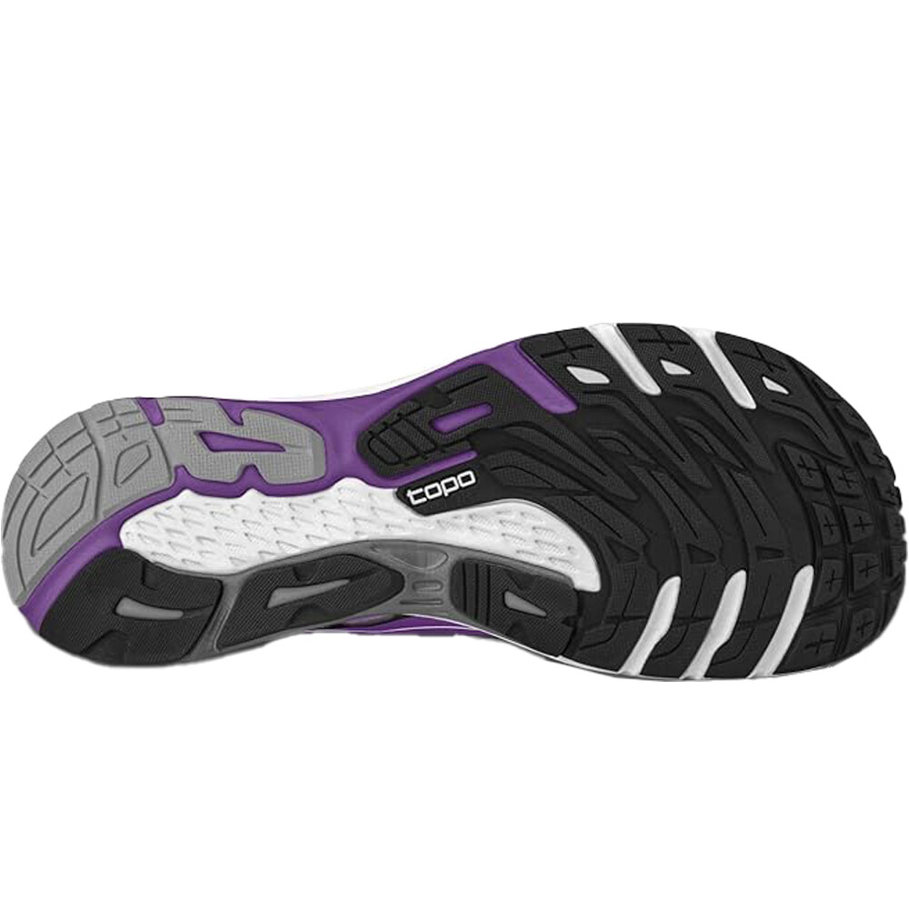 Topo zapatilla running mujer ULTRAFLY MORADO lateral interior